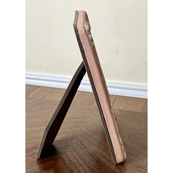 Vintage Terragraphics 1986 Terra Cotta Picture Frame With Originals Stickers - Picture 4 of 9